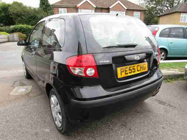 2005 55 Hyundai Getz 1.3 GSi 3dr Black 34k Mls