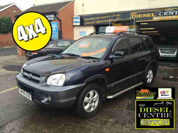 2005/55 Hyundai Santa Fe 2.0CRTD CDX DIESEL 4WD LOW MILEAGE FULL LEATHER