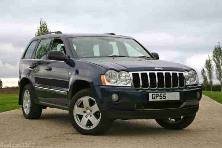 2005/55 JEEP GRAND CHEROKEE SW 4.7 V8 LIMITED AUTO 4X4 SUV - MET BLUE - LEATHER