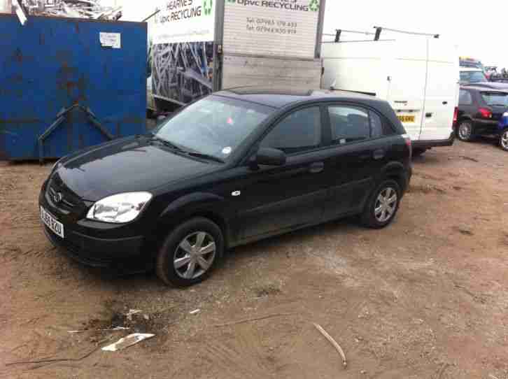 2005 (55) KIA RIO GS CRDI BLACK SPARES OR REPAIR CAM BELT SNAPPED