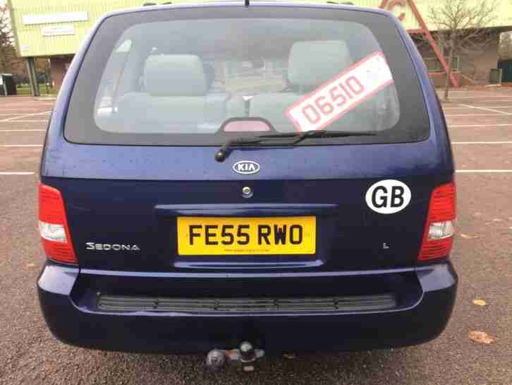 2005 55 KIA SEDONA 2.5 V6 L 7 SEATER, LOW MILES 70K, RUNS AND DRIVES VERY WELL