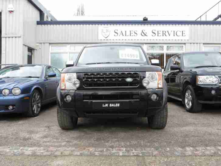2005 55 LAND ROVER DISCOVERY 3 HSE TDV6 AUTO BLACK 66,000 MILES IMMACULATE CAR