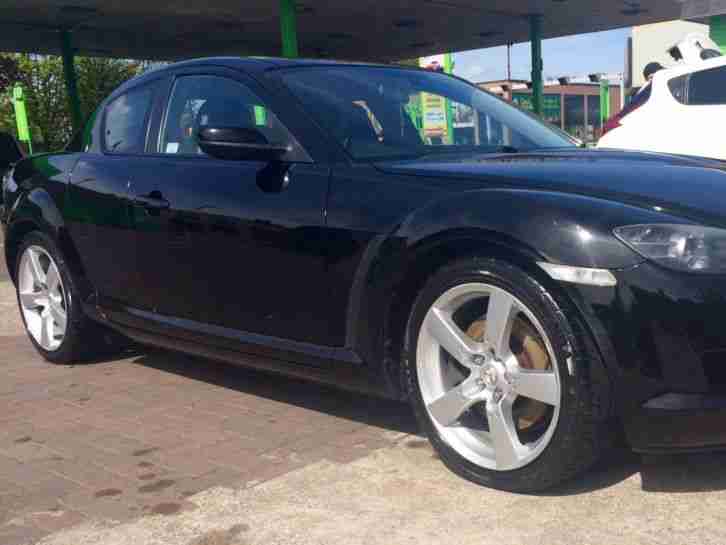 2005 55 MAZDA RX 8 231 PS BLACK ULTRA LOW MILES 51k 7 Months MOT Full Leather