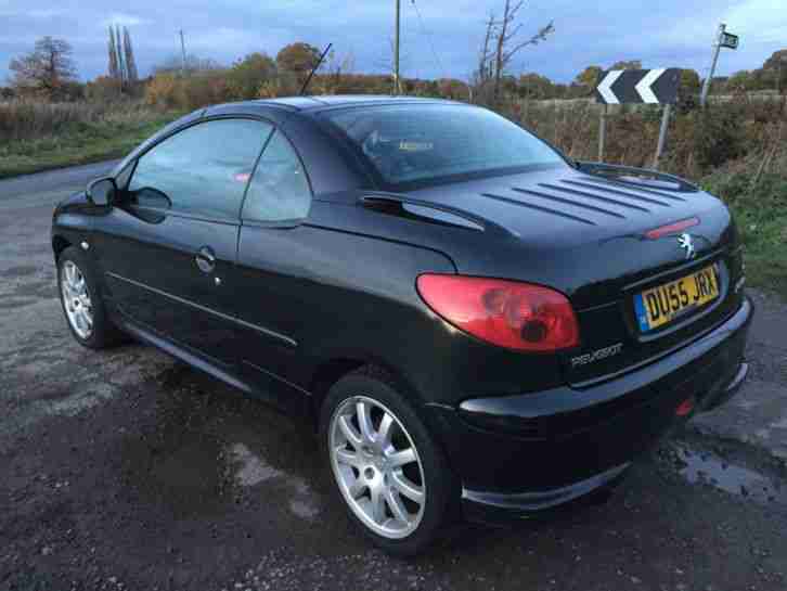 2005 (55) PEUGEOT 206 CC ALLURE CONVERTIBLE FULL MOT RUNS/DRIVES GREAT! BARGAIN!