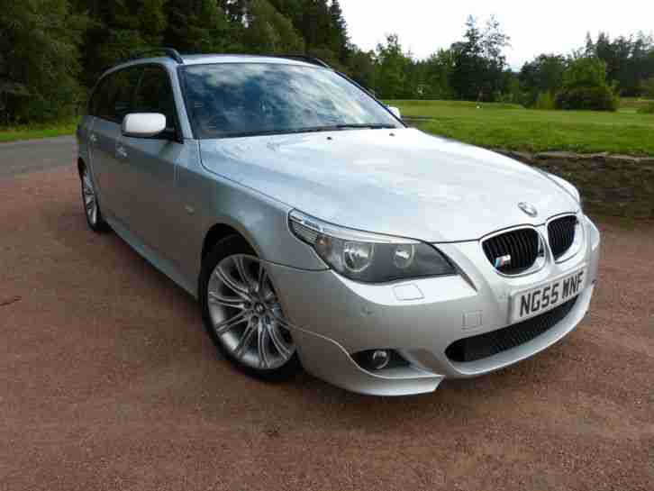 2005 55 Plate E61 BMW 520D M SPORT TOURING, FSH,Full Leather,Cruise, Stunning.