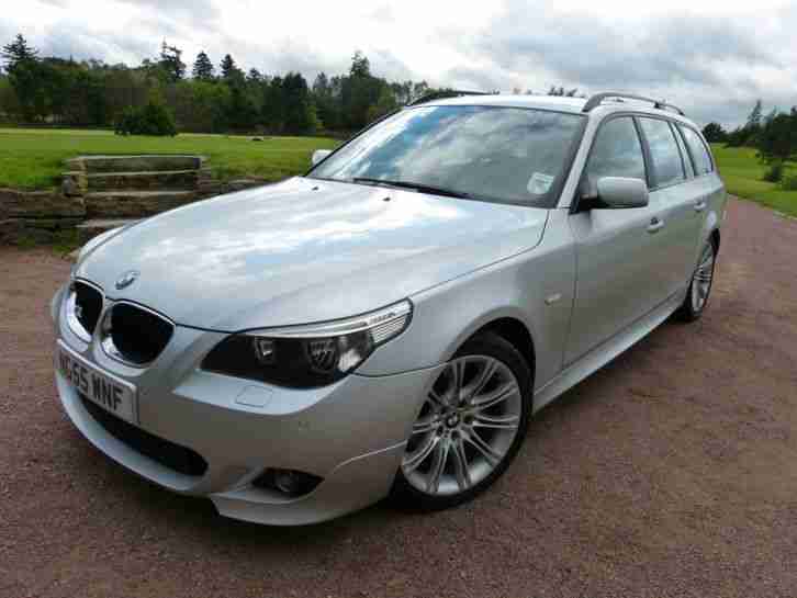 2005 55 Plate E61 BMW 520D M SPORT TOURING, FSH,Full Leather,Cruise, Stunning.