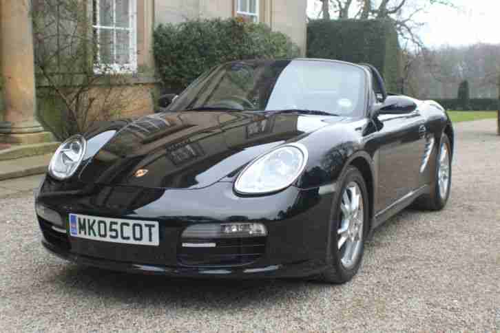 2005 / 55 Porsche Boxster 2.7 with LOW MILES in BLACK