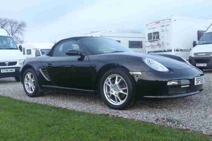 2005 / 55 Porsche Boxster 2.7 with LOW MILES in BLACK