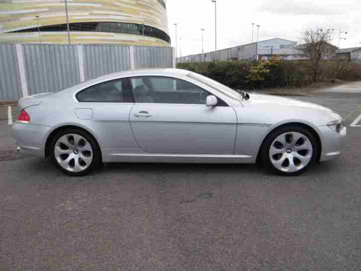 2005 55 REG BMW 645 CI AUTO WITH SPORTS METALLIC SILVER ALLOY WHEELS LEATHER