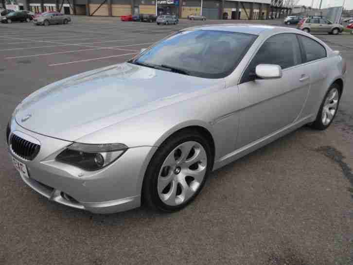 2005 55 REG BMW 645 CI AUTO WITH SPORTS METALLIC SILVER ALLOY WHEELS LEATHER