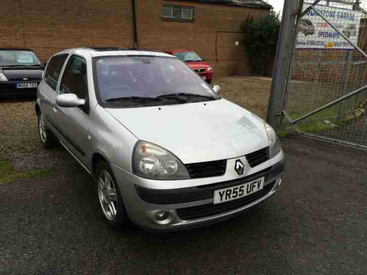 2005 55 Reg Renault Clio 1.2 16v ( a c ) Dynamique Silver 95k FSH