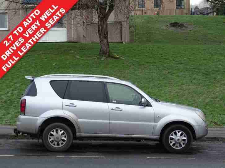 2005 55 SSANGYONG REXTON 2.7 RX 270 TD SE 4WD AUTO 163 BHP..5 SEATER