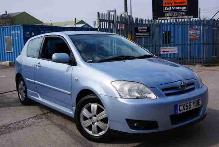 2005 55 TOYOTA COROLLA 1.4 VVTi COLOUR COLLECTION ONLY 58,500 MILES