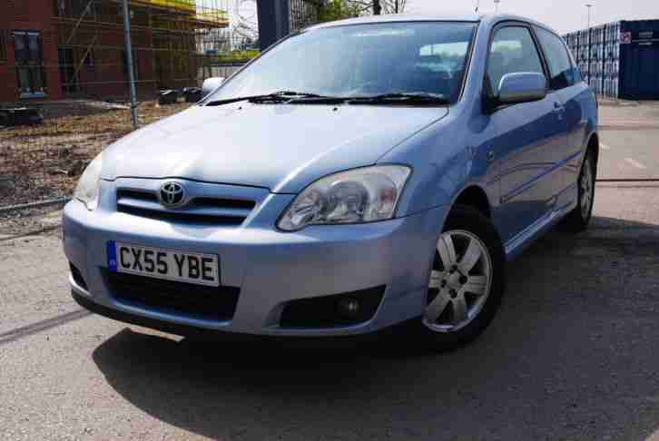 2005 55 TOYOTA COROLLA 1.4 VVTi COLOUR COLLECTION ONLY 58,500 MILES