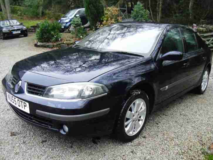 2005 55 reg RENAULT LAGUNA EXPRESSION NEW SHAPE BLUE 2.0 TOW BAR PART EXCHANGE