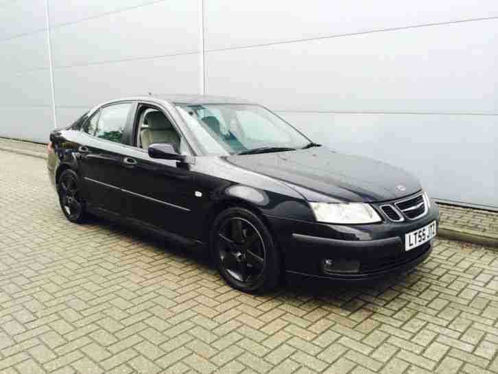 2005 55 reg Saab 9 3 1.9 TID ( 120bhp ) Vector Sport Diesel Black cream Leather