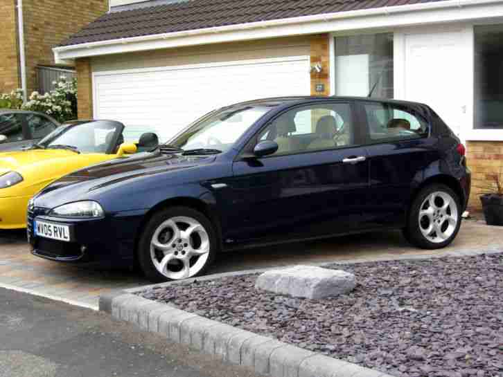 2005 ALFA ROMEO 147 JTD LUSSO | BLUE + NATURAL HIDE | FSH | VGC | 49MPG + QUICK!