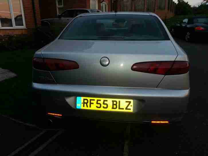 2005 ALFA ROMEO 166 TSPARK LUSSO SILVER fsh 69000 from new hpi clear