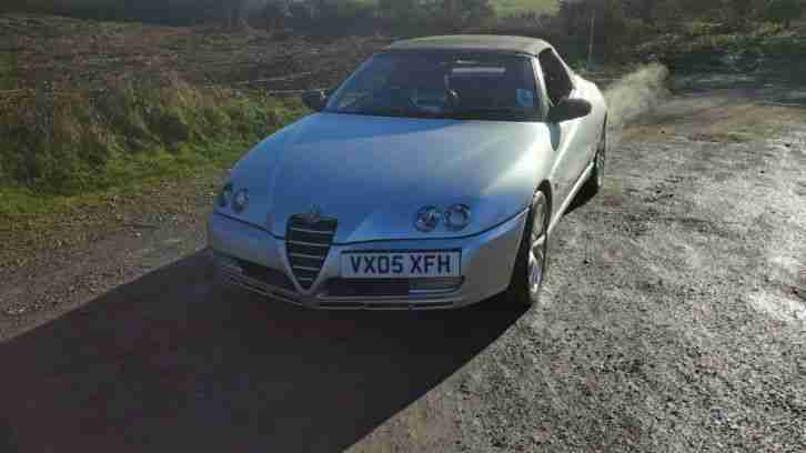 2005 ALFA ROMEO SPIDER JTS LUSSO SILVER