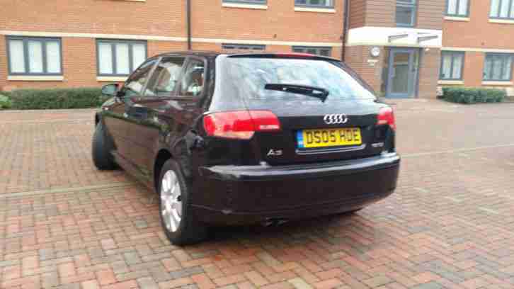 2005 AUDI A3 1.9 TDI BLACK 5 DOOR, TWO OWNERS, LONG MOT, DRIVES GOOD