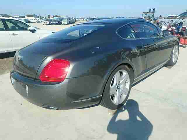 2005 BENTLEY CONTINENTAL GT DAMAGED REPAIRABLE SALVAGE NOT RECORDED 29K MILES