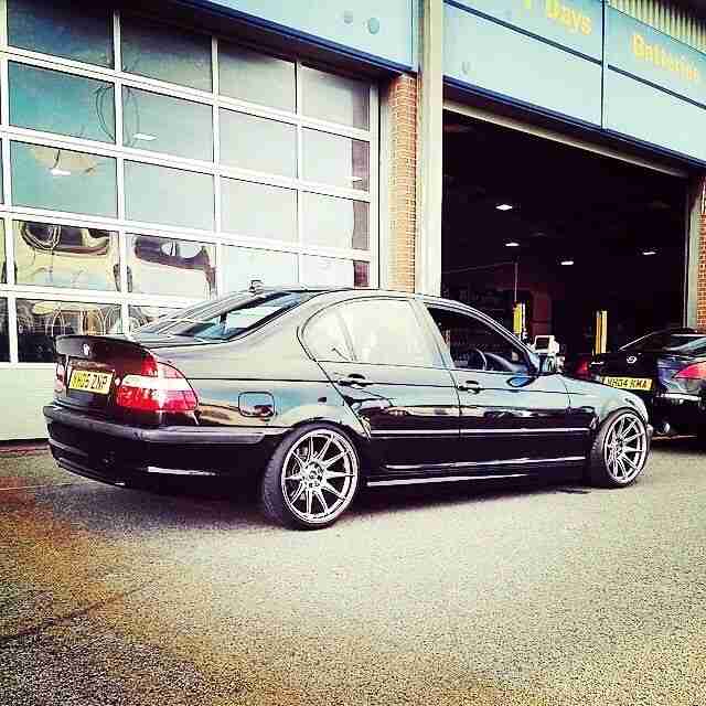 2005 BMW 320D SPORT BLACK modified coilovers remapped