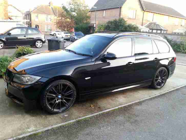 2005 BMW 330D M SPORT TOURING AUTO BLACK FULLY LOADED WITH EVERY OPTION POSSIBLE
