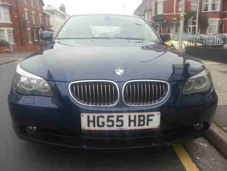 2005 BMW 530D SE AUTO BLUE 6 SPEED AUTO DIESEL FULL LEATHER 232BHP