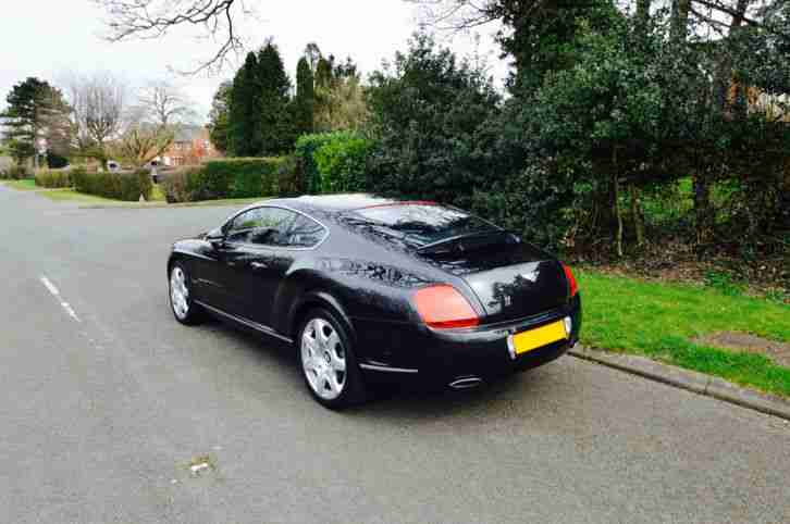 2005 Bentley GT Continental Black With Black Leather Mulliner Spec 59K miles