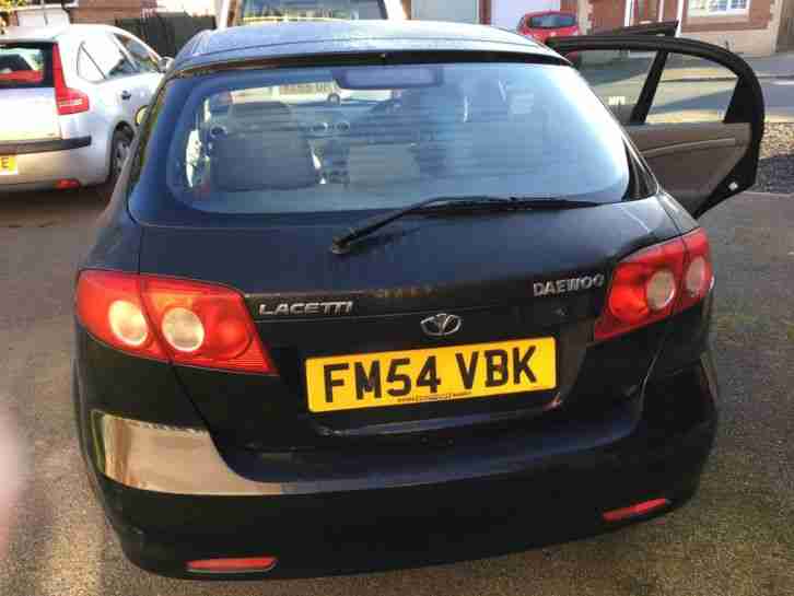 2005 DAEWOO LACETTI SX BLACK ONLY 49000 MILES