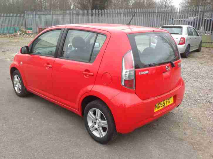 2005 DAIHATSU SIRION 1.3 SE AUTO RED GOOD MPG