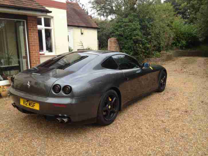 2005 FERRARI 612 SCAGLIETTI F1 A GRIGIO SILVERSTONE WARRANTY HIGH SPEC