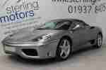 2005 360M Spider F1 2dr Petrol silver