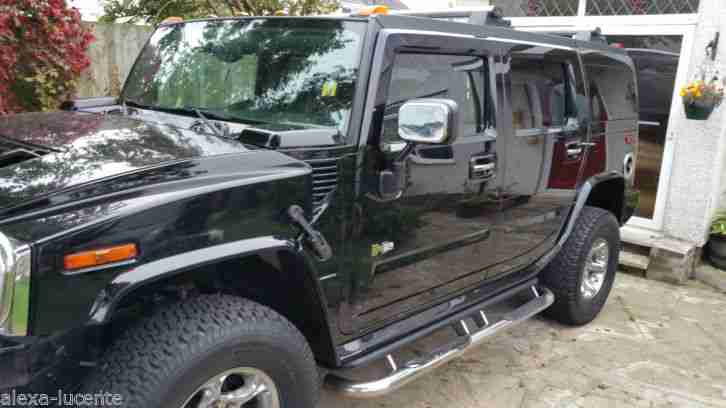 2005 H2 LUX IN BLACK ACCIDENT DAMAGE