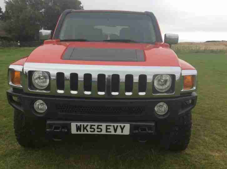 2005 HUMMER H3 AUTO RED