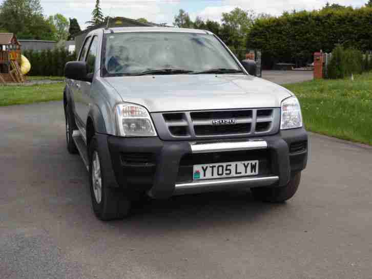 2005 ISUZU RODEO 3.0TD LWB D-CAB 4WD SILVER
