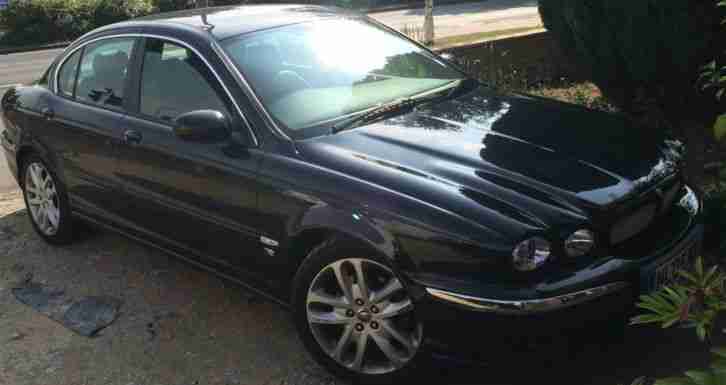 2005 JAGUAR X-TYPE V6 AUTO BLACK spares or repairs gas converted x4 wheel drive