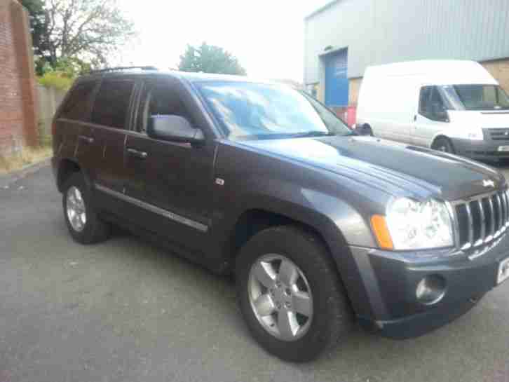 2005 JEEP GRAND CHEROKEE CRD LTD A GREY SPARE OR REPAIR !