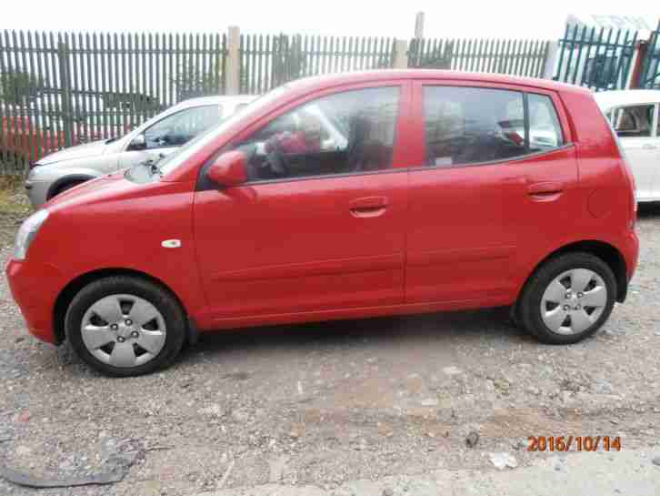 2005 PICANTO LX RED M.O.T'D FOR SPARES OR