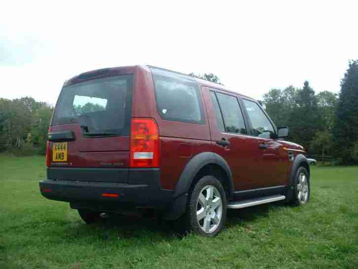 2005 LAND ROVER DISCOVERY 3 TDV6 AUTO RED HSE