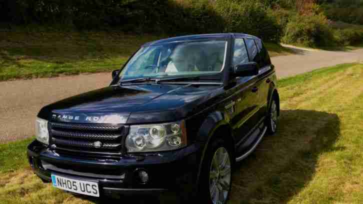 2005 LAND ROVER RANGEROVER SPORT TDV6 HSE A BLACK