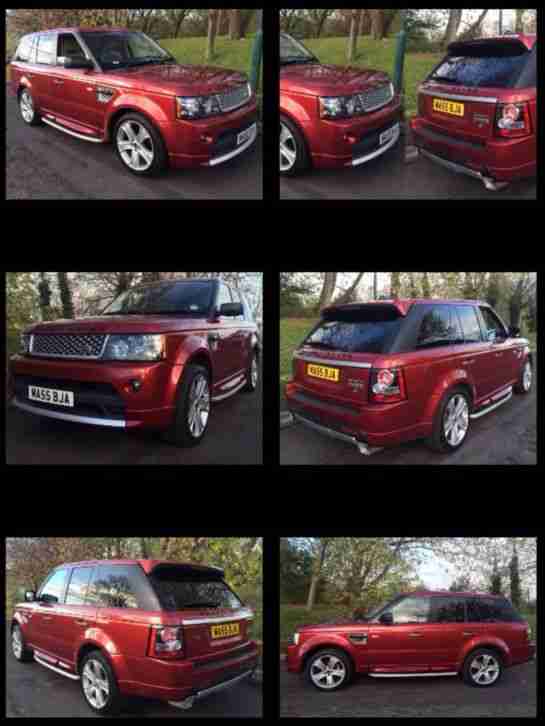 2005 LAND ROVER RANGEROVER SPT TDV6 HSE A RED