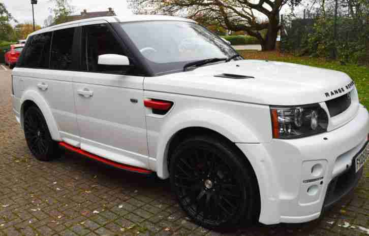 2005 LAND ROVER RANGEROVER SPT TDV6 HSE A WHITE
