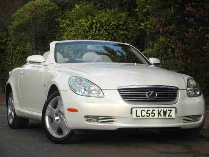2005 LEXUS SC430 AUTO WHITE ONLY 48,231 MILES FROM NEW