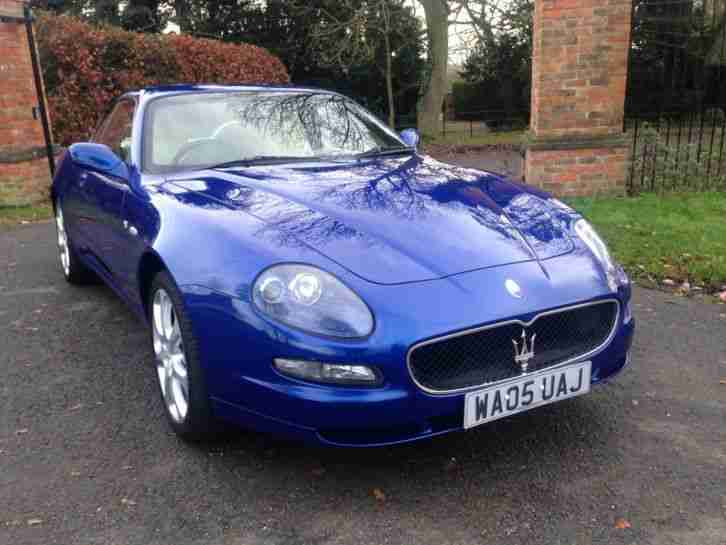 2005 MASERATI COUPE CAMBIOCORSA BLUE STUNNING SPARES OR REPAIR