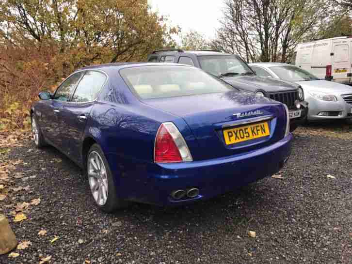 2005 MASERATI QUATTROPORTE 4.2 V8 BLUE SPARES OR REPAIR