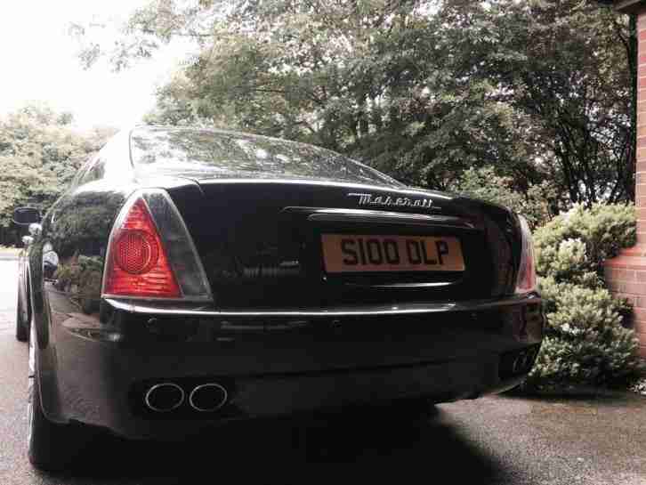 2005 MASERATI QUATTROPORTE AB4 S-A 4.2 V8 BLACK,SATNAV,PRIVATE PLATE,PX REPLICA