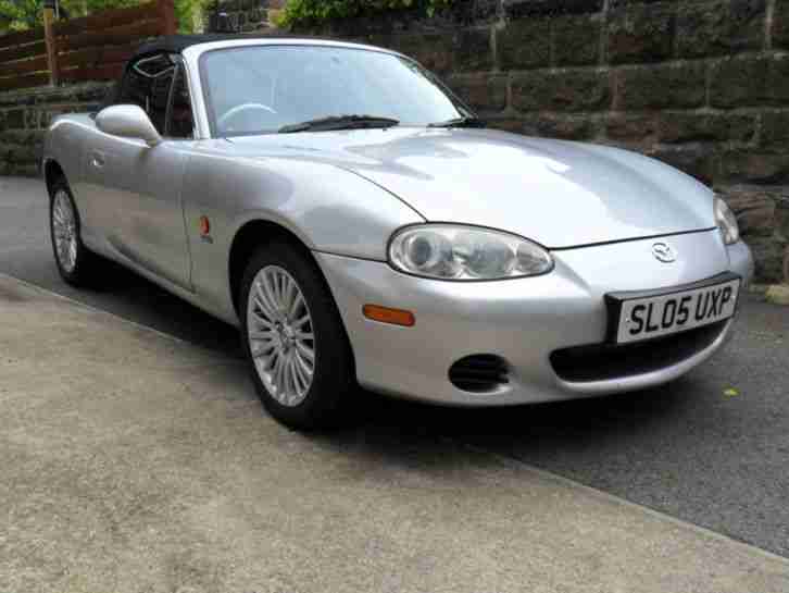 2005 MAZDA MX5 1.6 ARCTIC SILVER - Leather-heated seats-67000 miles-well kept++