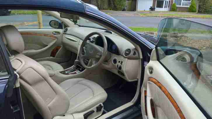 2005 MERCEDES CLK 200 ELEGANCE KOMP A BLUE