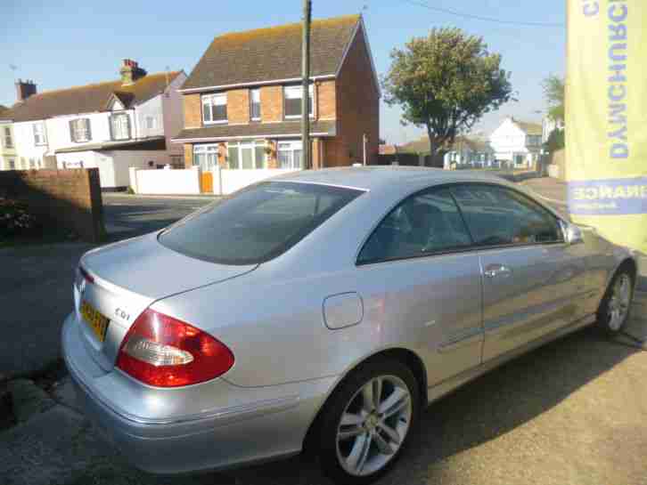 2005 MERCEDES CLK220 CDI AVANTGARDE A SILVER